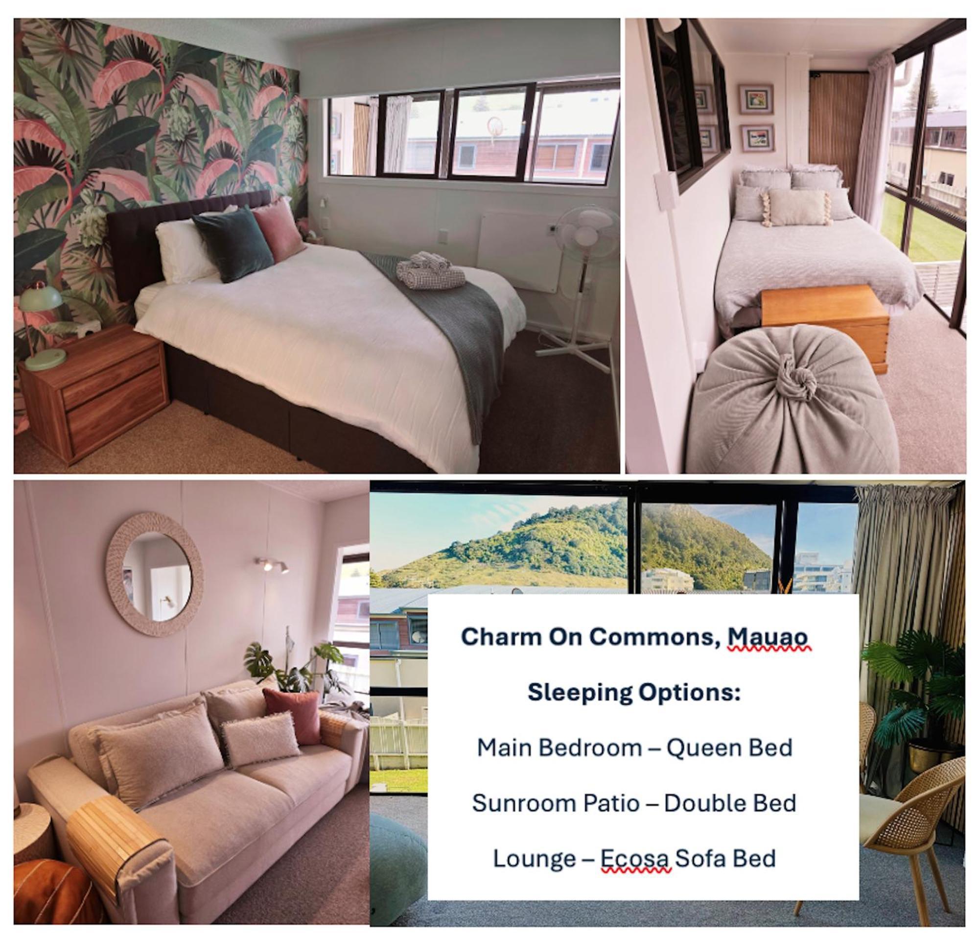 Charm On Commons, Mauao Apartment Mount Maunganui Bagian luar foto
